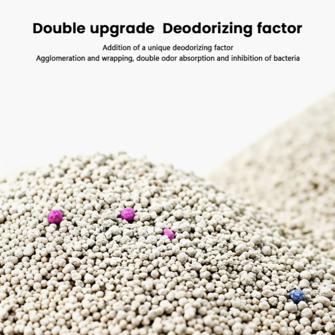 Pet Spherical Bentonite Cat Litter 3.8mm Premium Fresh Bentonite Cat Litter