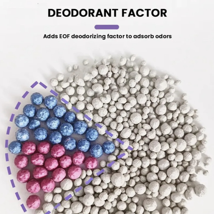 Pet Spherical Bentonite Cat Litter 3.8mm Premium Fresh Bentonite Cat Litter