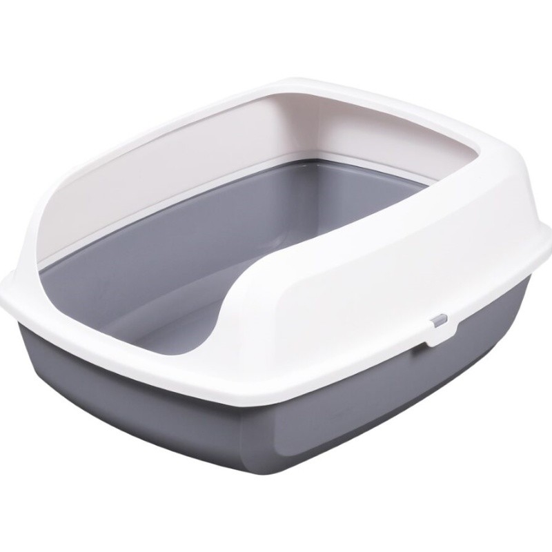 Plastic Semi Enclosed Litter Box Widened And Thickened Anti Leakage