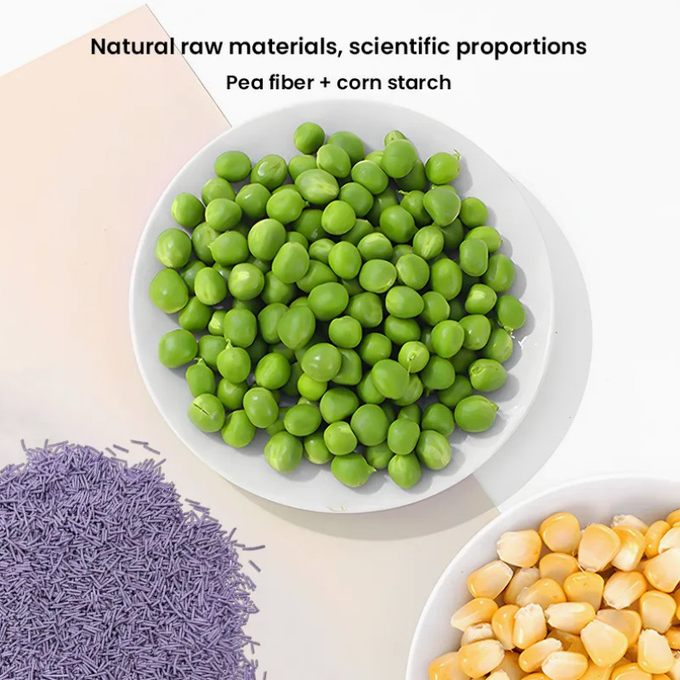 Dust Free Lavender Cat Litter 100% Natural Formula High Absorbency Strong Clumping