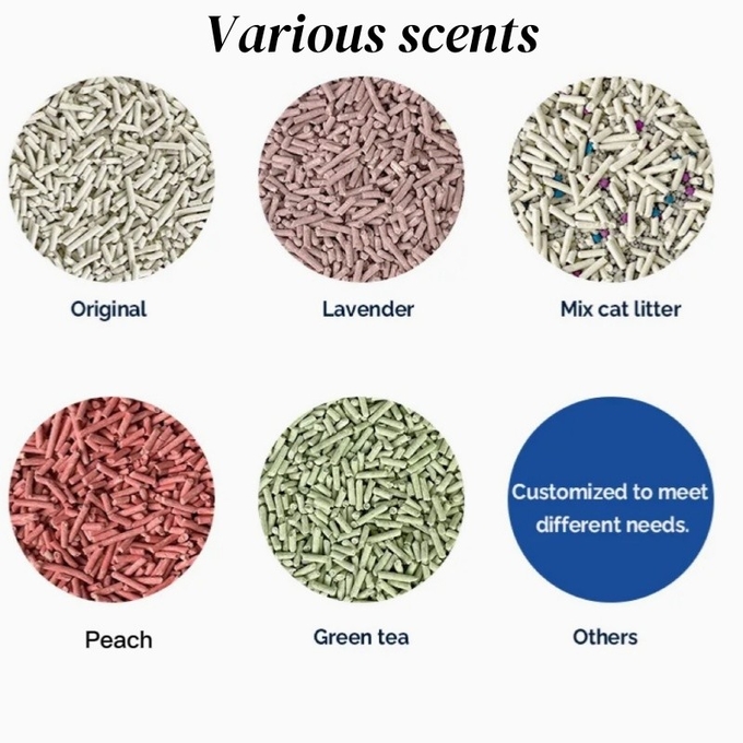 Dust Free Lavender Cat Litter 100% Natural Formula High Absorbency Strong Clumping