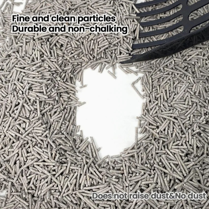 Deodorizing Activated Carbon Cat Litter Grey Biodegradable Tofu Cat Litter