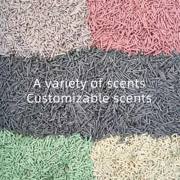 Deodorizing Activated Carbon Cat Litter Grey Biodegradable Tofu Cat Litter