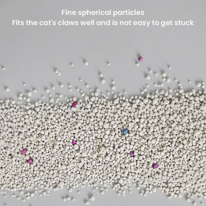 Small Particle Bentonite Cat Litter Super Absorbency Fast Clumping