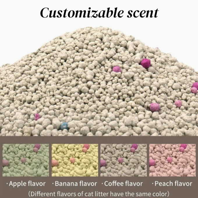 OEM Bentonite Cat Litter Sand Dust Free 0.8mm-3.8mm Bentonite Litter Sand