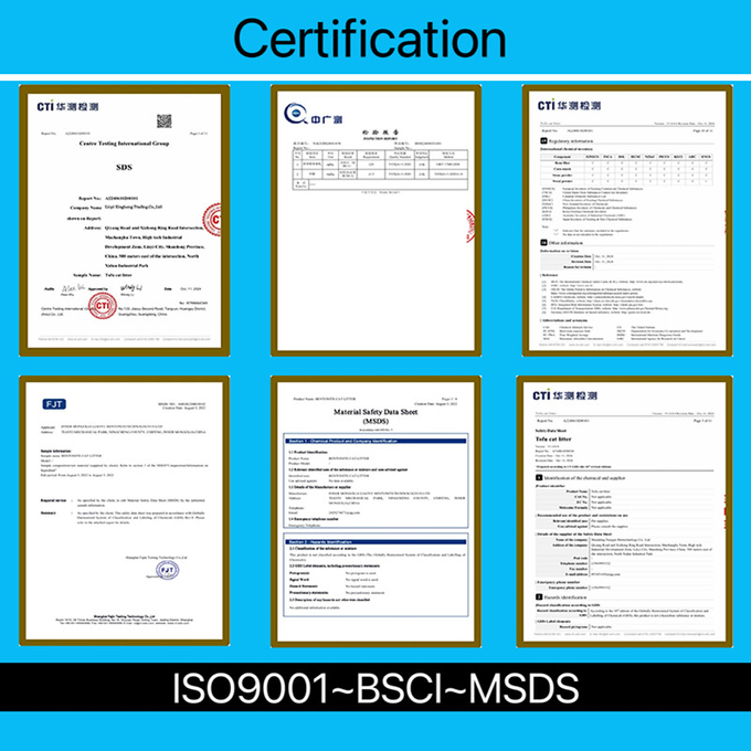 OEM Bentonite Cat Litter Sand Dust Free 0.8mm-3.8mm Bentonite Litter Sand