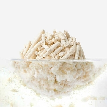 Plant Based Tofu Cat Litter Dust Free Clumping Crushed Stripe Shape For Cats